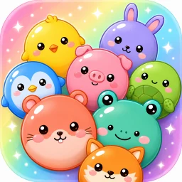 أيقونة Kawaii Sort: Bubble Friends